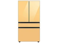 Bespoke 4-Door French Door Refrigerator Panel in Sunrise Yellow Glass - Middle Panel Home Appliances Accessories - RA-F36DMMC0/AA | Samsung US