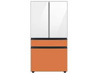 RA-F36DMMCH/AA | Bespoke 4-Door French Door Refrigerator Panel in Clementine Glass - Middle Panel | Samsung Business US