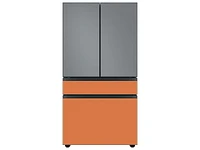 RA-F36DMMCH/AA | Bespoke 4-Door French Door Refrigerator Panel in Clementine Glass - Middle Panel | Samsung Business US