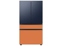 RA-F36DMMCH/AA | Bespoke 4-Door French Door Refrigerator Panel in Clementine Glass - Middle Panel | Samsung Business US