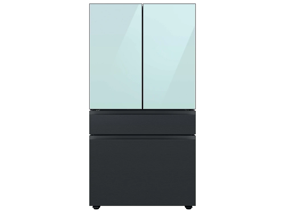 Bespoke 4-Door French Door Refrigerator Panel in Matte Black Steel - Middle Panel Home Appliances Accessories - RA-F36DMMMT/AA | Samsung US