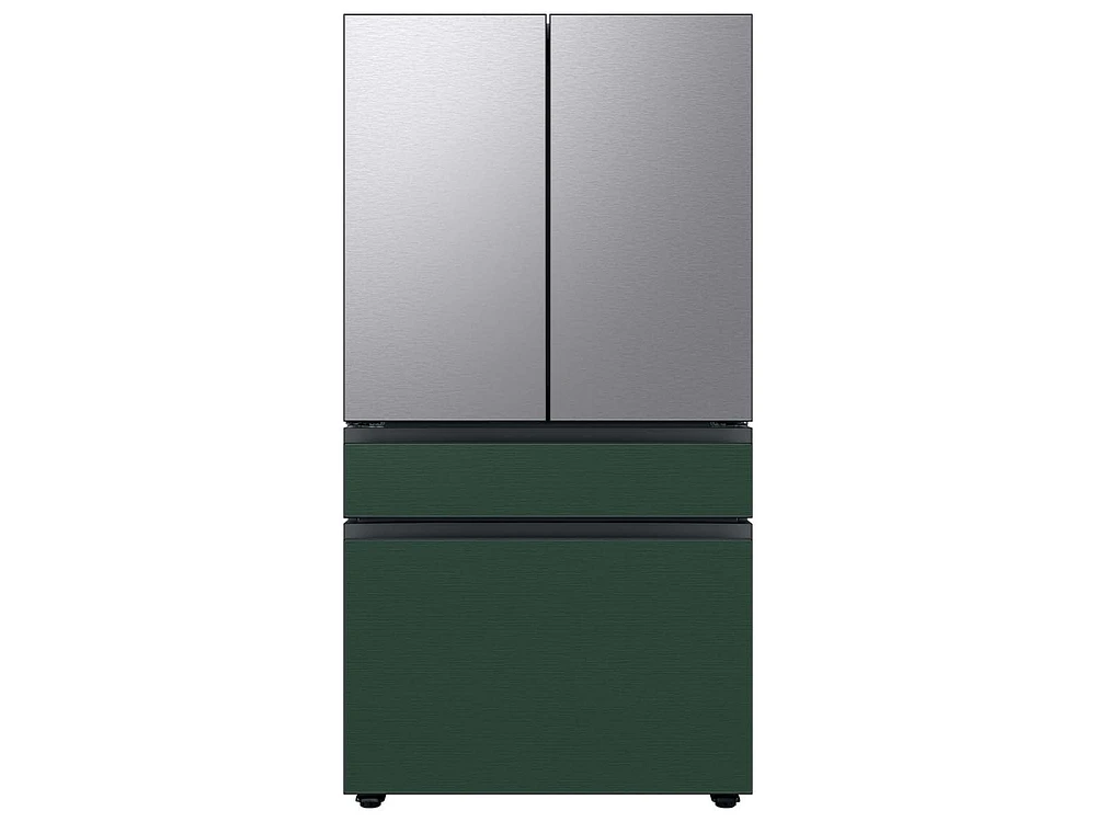 RA-F36DMMQG/AA | Bespoke 4-Door French Door Refrigerator Panel in Emerald Green Steel - Middle Panel | Samsung Business US