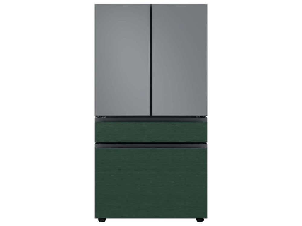 RA-F36DMMQG/AA | Bespoke 4-Door French Door Refrigerator Panel in Emerald Green Steel - Middle Panel | Samsung Business US