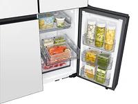 Bespoke 4-Door Flex™ Refrigerator (23 cu. ft.) with Beverage Center ™ in Navy Steel (Customizable Panels) Refrigerators - BNDL-1709234310787 | Samsung US