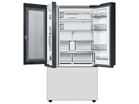 RF24BB660012AA | Bespoke 3-Door French Door Refrigerator (24 cu. ft.) with Beverage Center™ in White Glass | Samsung Business US