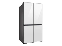 Bespoke 4-Door Flex™ Refrigerator (29 cu. ft.) with Beverage Center™ in White Glass – (with Customizable Door Panel Colors) | Samsung Business US