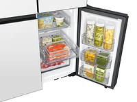 Bespoke 4-Door Flex™ Refrigerator (29 cu. ft.) with Beverage Center™ in White Glass – (with Customizable Door Panel Colors) | Samsung Business US