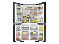 Bespoke 4-Door Flex™ Refrigerator (29 cu. ft.) with Beverage Center™ in Matte Grey Glass (Customizable Panels) Refrigerators - BNDL-1709231064060 | Samsung US