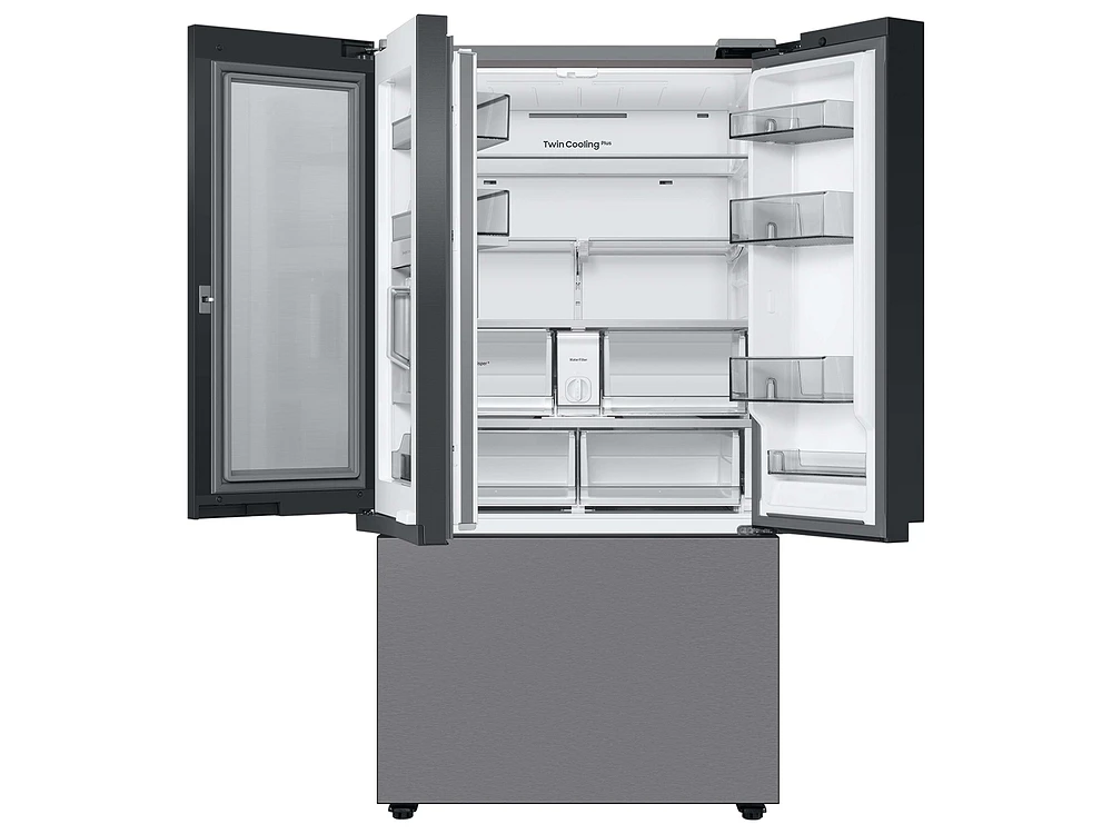 Bespoke 3-Door French Door Refrigerator, Stainless Steel (30 cu. ft.) | Samsung US