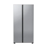 RS28CB7600QLAA | Bespoke Side-by-Side 28 cu. ft. Refrigerator with Beverage Center™ in Stainless Steel | Samsung Business US