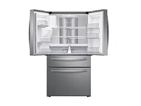 RF22R7551SR/AA | 22 cu. ft. 4-Door French Door, Counter Depth Refrigerator with 21.5” Touch Screen Family Hub™ in Stainless Steel | Samsung Business US