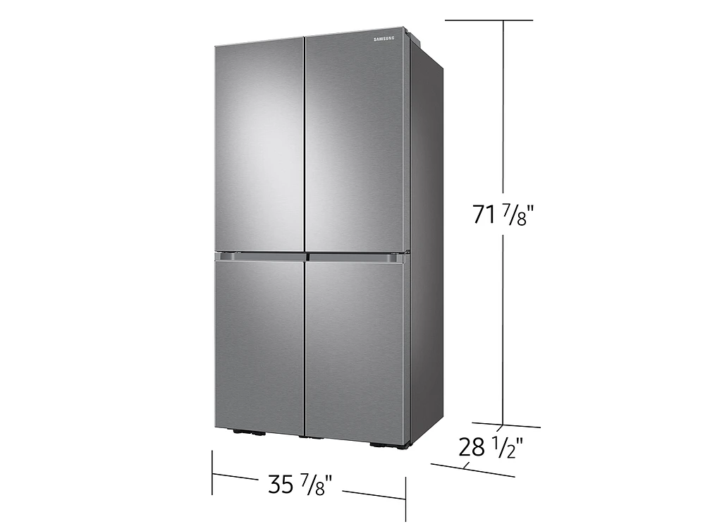 Stainless Steel 23 cu. ft. 4-Door Flex Fridge with Beverage Center | Samsung US