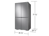 Stainless Steel 23 cu. ft. 4-Door Flex Fridge with Beverage Center | Samsung US