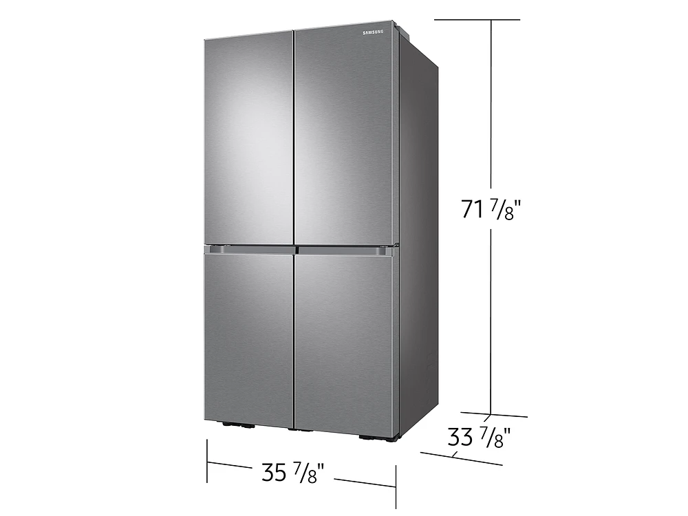 RF29A9671SR/AA | 29 cu. ft. Smart 4-Door Flex™ Refrigerator with Beverage Center and Dual Ice Maker in Stainless Steel | Samsung Business US