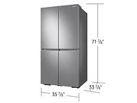 RF29A9671SR/AA | 29 cu. ft. Smart 4-Door Flex™ Refrigerator with Beverage Center and Dual Ice Maker in Stainless Steel | Samsung Business US