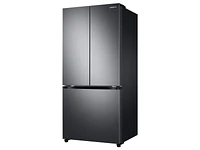 18 cu. ft. Smart Counter Depth 3-Door French Door Refrigerator in Black Stainless Steel Refrigerators - RF18A5101SG/AA | Samsung US