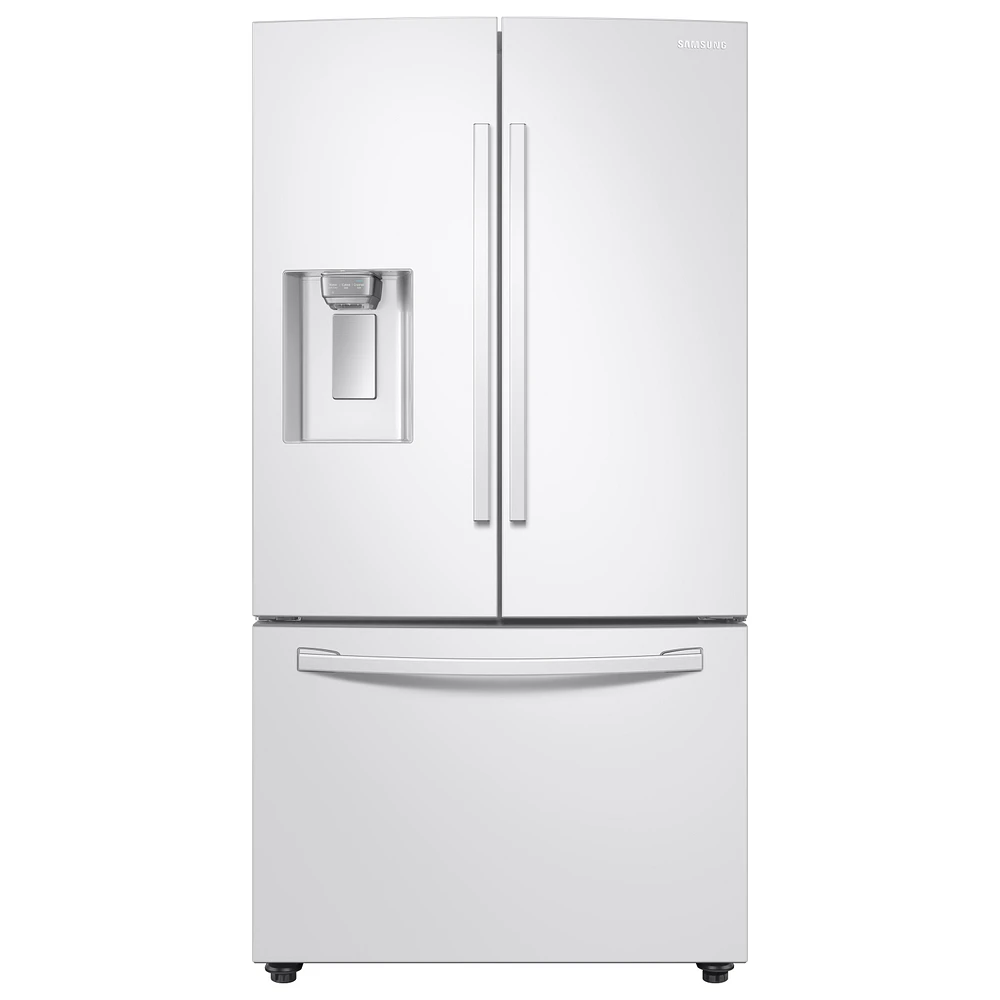 RF28R6222WW/AA | 28 cu. ft. Smart 3-Door French Door Refrigerator with AutoFill Water Pitcher in White | Samsung Business US