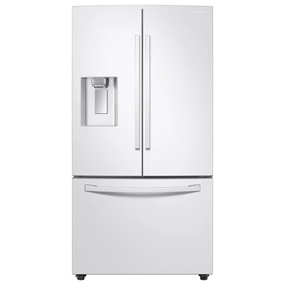 RF28R6222WW/AA | 28 cu. ft. Smart 3-Door French Door Refrigerator with AutoFill Water Pitcher in White | Samsung Business US