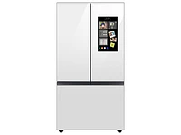 Bespoke -Door French Door Refrigerator ( cu. ft.) - with Family Hub™ in White Glass Refrigerators