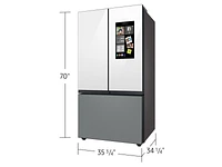 Bespoke 3-Door French Door Refrigerator, White (30 cu. ft.), AutoFill Water Pitcher | Samsung US