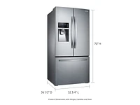 RF26J7510SR/AA | 26 cu. ft. 3-Door French Door Refrigerator with External Water & Ice Dispenser in Stainless Steel | Samsung Business US