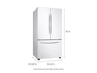 RF28T5001WW/AA | 28 cu. ft. Large Capacity 3-Door French Door Refrigerator in White | Samsung Business US