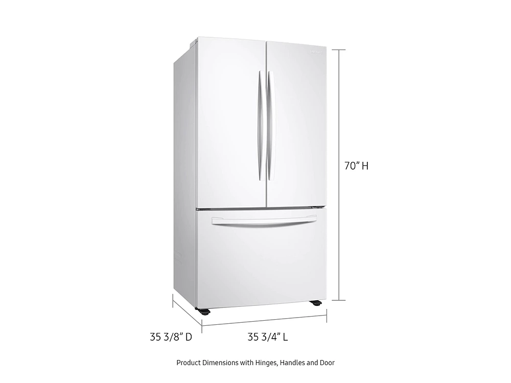 RF28T5101WW/AA | 28 cu. ft. Large Capacity 3-Door French Door Refrigerator with Internal Water Dispenser in White | Samsung Business US