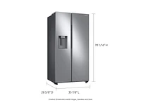 Side-by-Side Refrigerator with Ice Maker (RS22T5201SR) | Samsung US