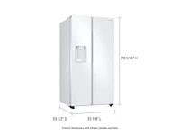 Side-by-Side Refrigerator with Ice Maker (RS27T5200WW) | Samsung US