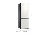 RB12A300635/AA | 12.0 cu. ft. BESPOKE Bottom Freezer Refrigerator with Customizable Colors and Flexible Design in White Glass | Samsung Business US