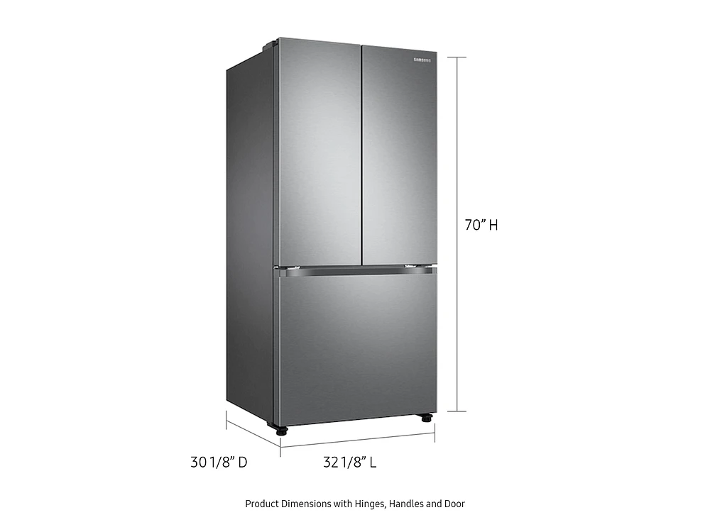 RF20A5101SR/AA | 19.5 cu. ft. Smart 3-Door French Door Refrigerator in Stainless Steel | Samsung Business US