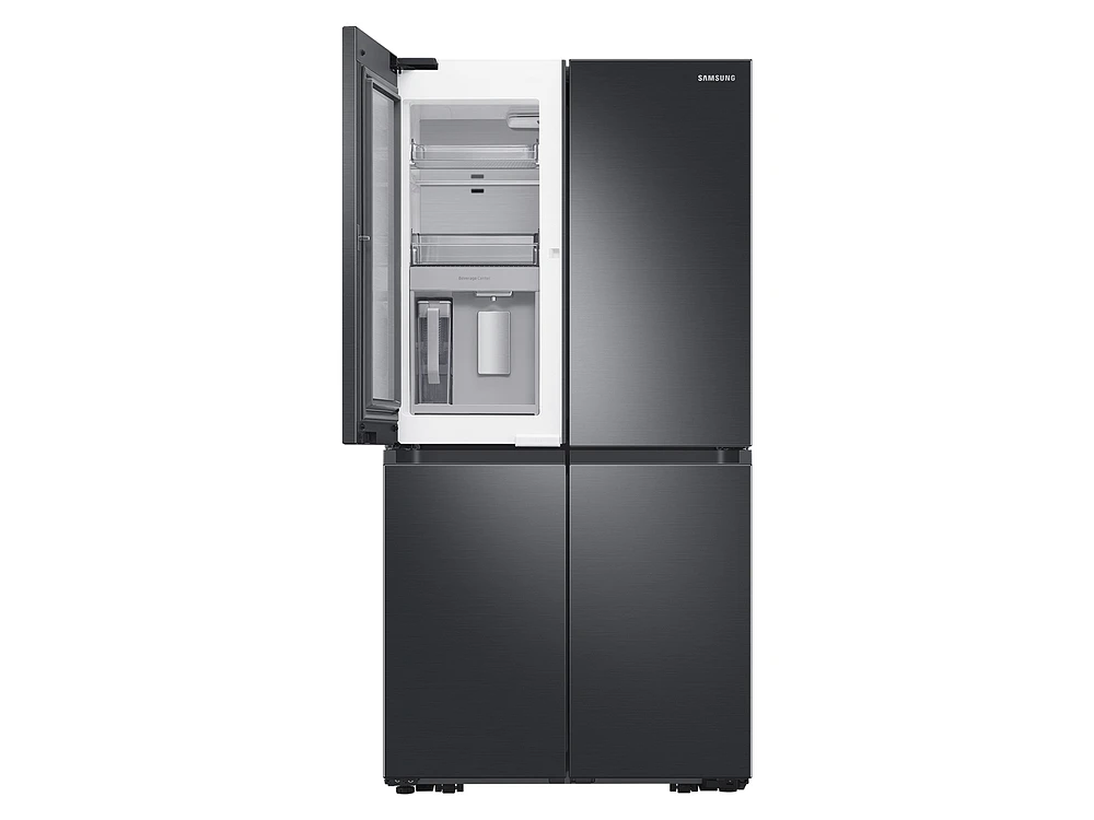 RF23A9671SG/AA | 23 cu. ft. Smart Counter Depth 4-Door Flex™ Refrigerator with Beverage Center and Dual Ice Maker in Black Stainless Steel | Samsung Business US