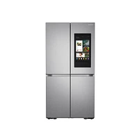 RF23A9771SR/AA | 23 cu. ft. Smart Counter Depth 4-Door Flex™ refrigerator with Family Hub™ and Beverage Center in Stainless Steel | Samsung Business US