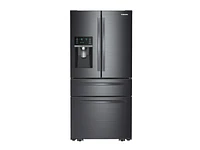 RF25HMIDBSG/AA | 25 cu. ft. Large Capacity 4-Door French Door Refrigerator with External Water & Ice Dispenser in Black Stainless Steel | Samsung Business US