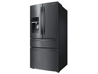 RF25HMIDBSG/AA | 25 cu. ft. Large Capacity 4-Door French Door Refrigerator with External Water & Ice Dispenser in Black Stainless Steel | Samsung Business US