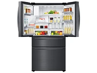 RF25HMIDBSG/AA | 25 cu. ft. Large Capacity 4-Door French Door Refrigerator with External Water & Ice Dispenser in Black Stainless Steel | Samsung Business US