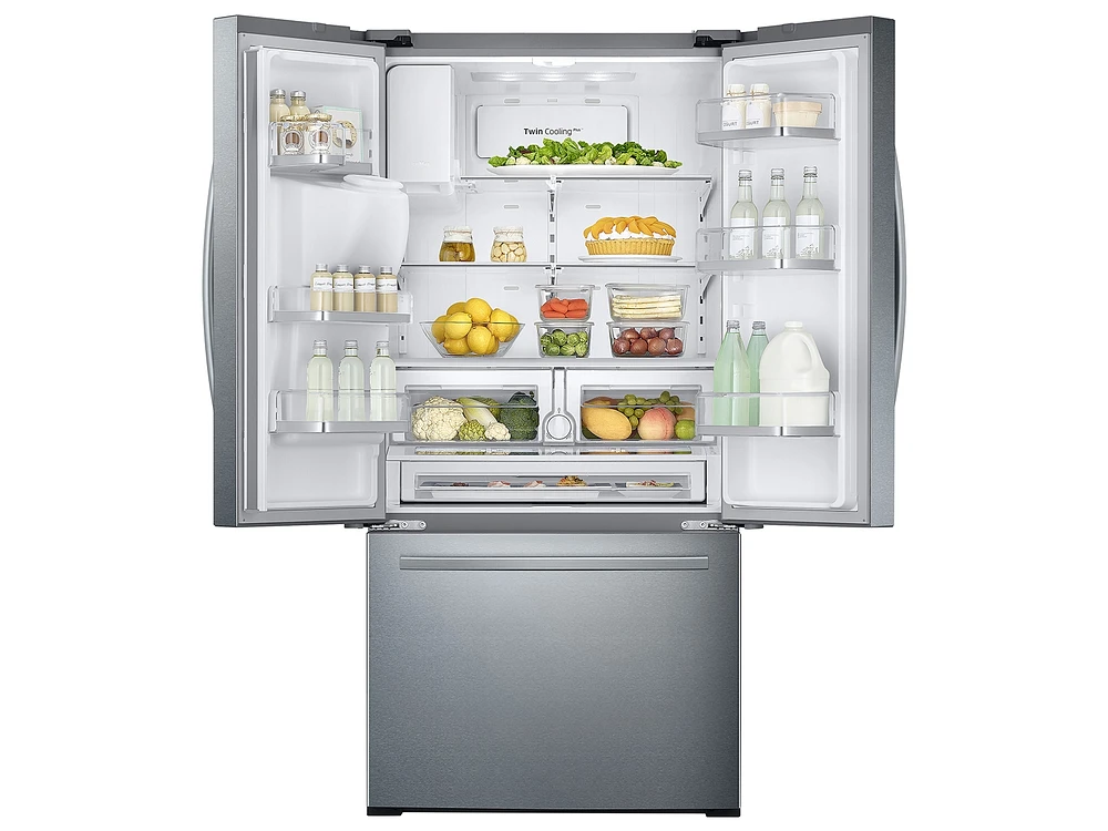 RF26J7510SR/AA | 26 cu. ft. 3-Door French Door Refrigerator with External Water & Ice Dispenser in Stainless Steel | Samsung Business US