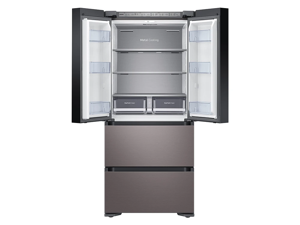 RQ48T9432T1/AA | 17.3 cu. ft. Smart Kimchi & Specialty 4-Door French Door Refrigerator in Platinum Bronze | Samsung Business US