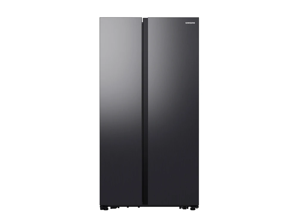 RS23A500ASG/AA | 23 cu. ft. Smart Counter Depth Side-by-Side Refrigerator in Black Stainless Steel | Samsung Business US