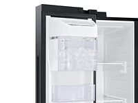 RS23A500ASG/AA | 23 cu. ft. Smart Counter Depth Side-by-Side Refrigerator in Black Stainless Steel | Samsung Business US