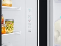 RS28A500ASG/AA | 28 cu. ft. Smart Side-by-Side Refrigerator in Black Stainless Steel | Samsung Business US