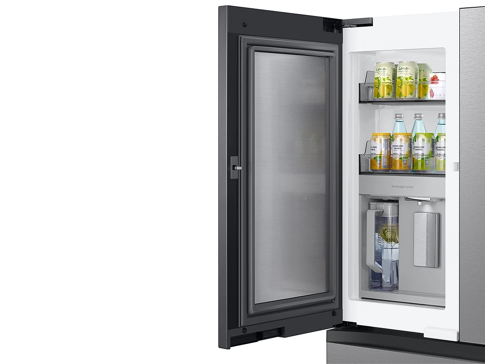 RF29BB8600QLAA | Bespoke 4-Door French Door Refrigerator (29 cu. ft.) with Beverage Center™ in Stainless Steel | Samsung Business US