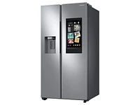 RS27T5561SR/AA | 26.7 cu. ft. Large Capacity Side-by-Side Refrigerator with Touch Screen Family Hub™ in Stainless Steel | Samsung Business US