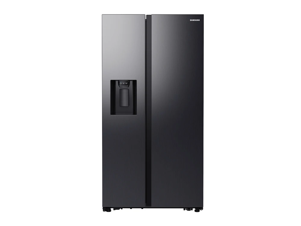 RS22T5201SG/AA | 22 cu. ft. Counter Depth Side-by-Side Refrigerator in Black Stainless Steel | Samsung Business US