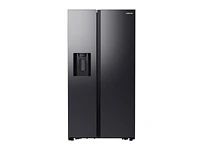 RS22T5201SG/AA | 22 cu. ft. Counter Depth Side-by-Side Refrigerator in Black Stainless Steel | Samsung Business US