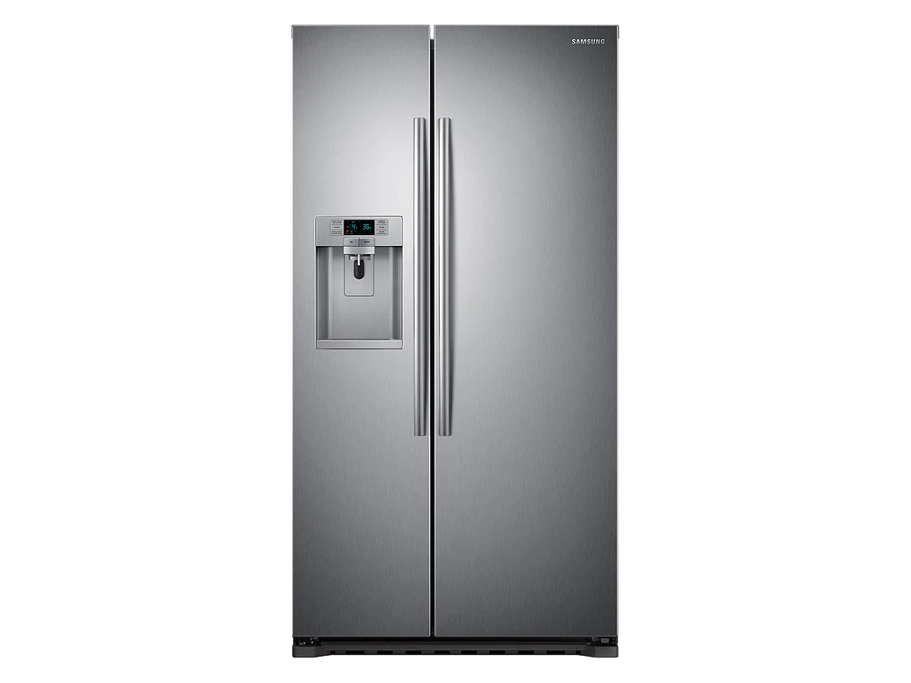 Counter Depth Side-by-Side Refrigerator  in Stainless Steel (RS22HDHPNSR) | Samsung US