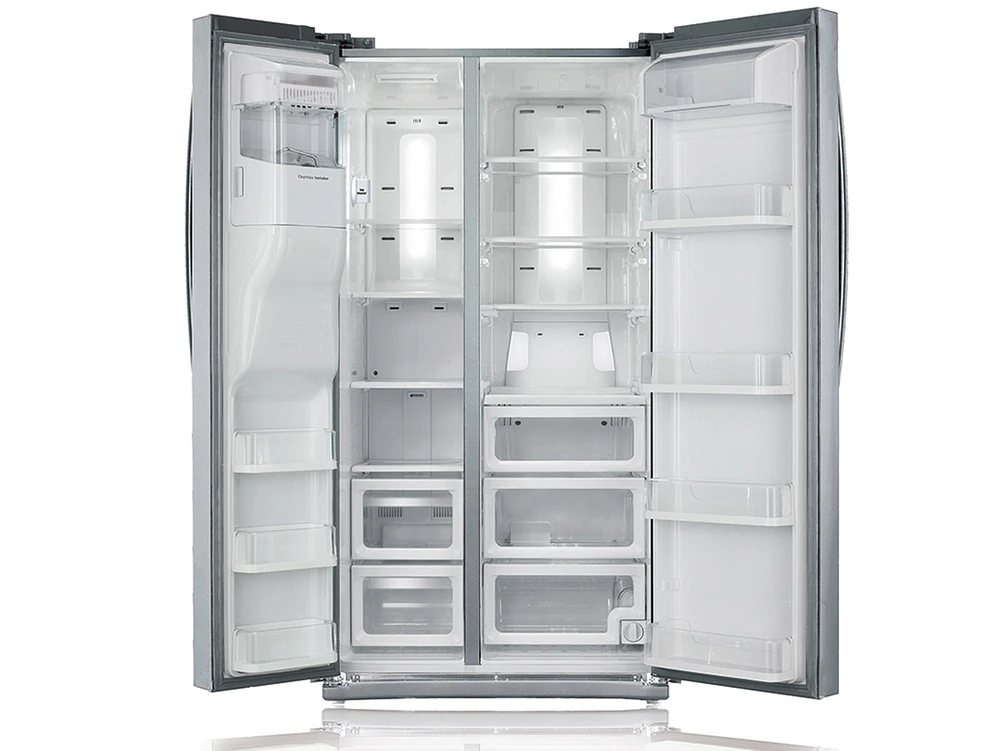 25 cu. ft. Side-by-Side Refrigerator with In-Door Ice Maker in Stainless Steel Refrigerator - RS25H5111SR/AA | Samsung US