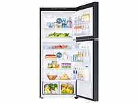 Black Stainless Steel 18 cu. ft. Top Freezer Fridge with FlexZone | Samsung US