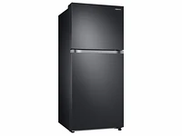 Black Stainless Steel 18 cu. ft. Top Freezer Fridge with FlexZone | Samsung US