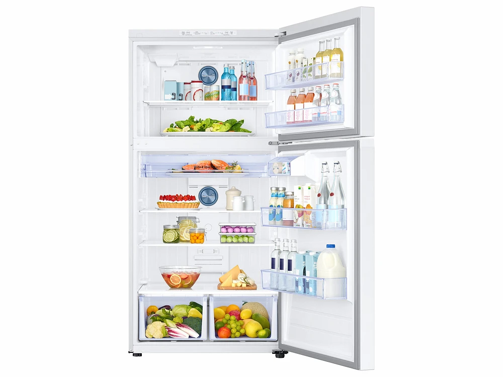 RT21M6213WW/AA | 21 cu. ft. Top Freezer Refrigerator with FlexZone™ in White | Samsung Business US